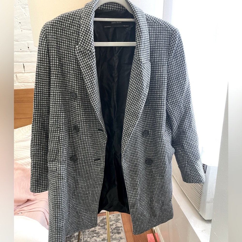 Zara Check Coat